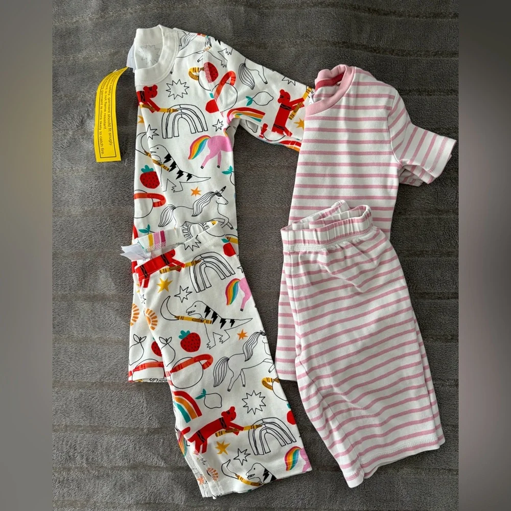 Girls Summer PJ sets Lot - Picture 2 of 5